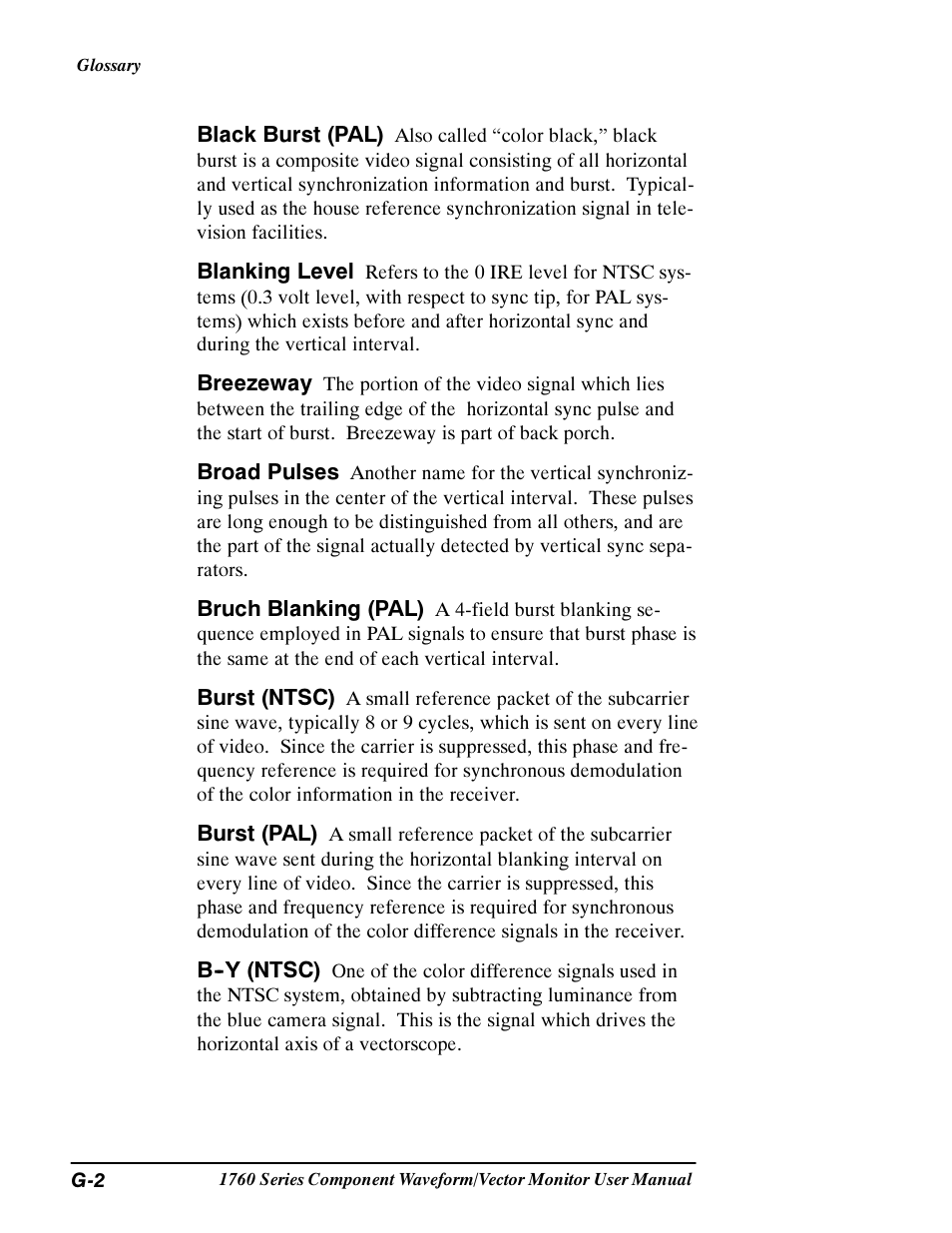 Tektronix 1760 User Manual | Page 164 / 180