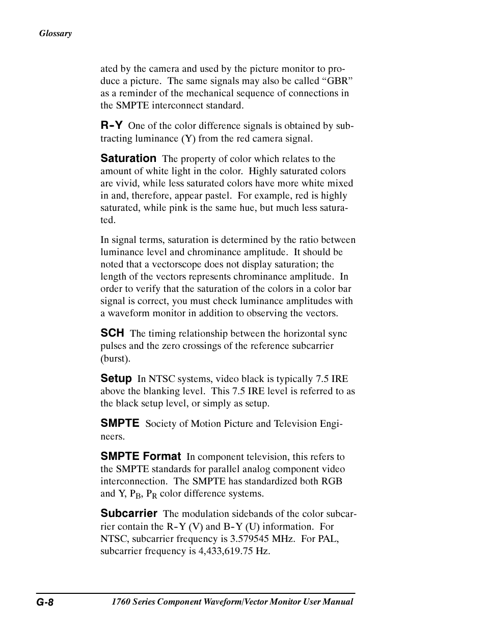Tektronix 1760 User Manual | Page 170 / 180