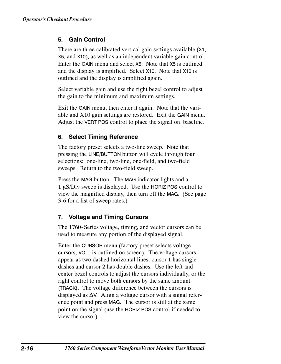 Tektronix 1760 User Manual | Page 54 / 180