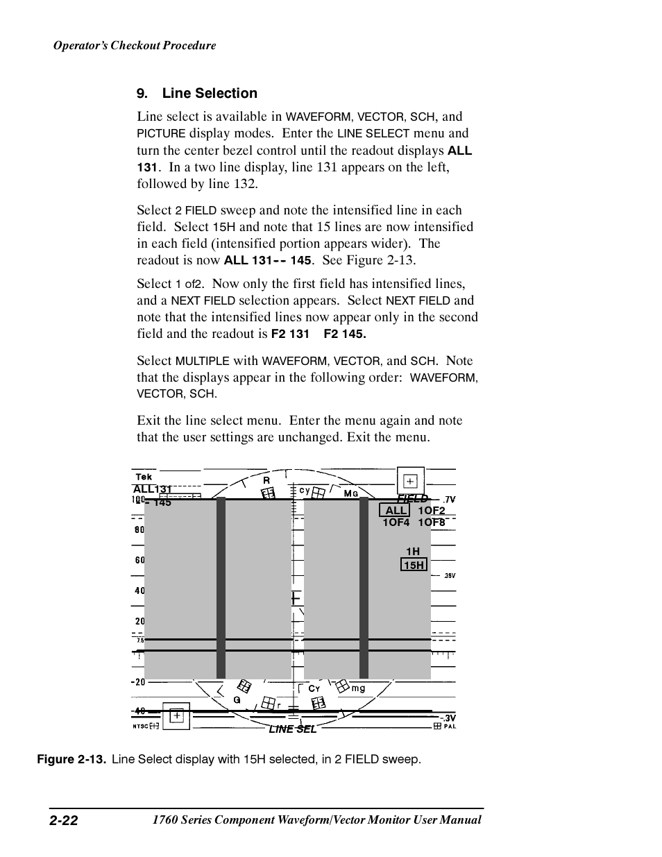 Tektronix 1760 User Manual | Page 60 / 180