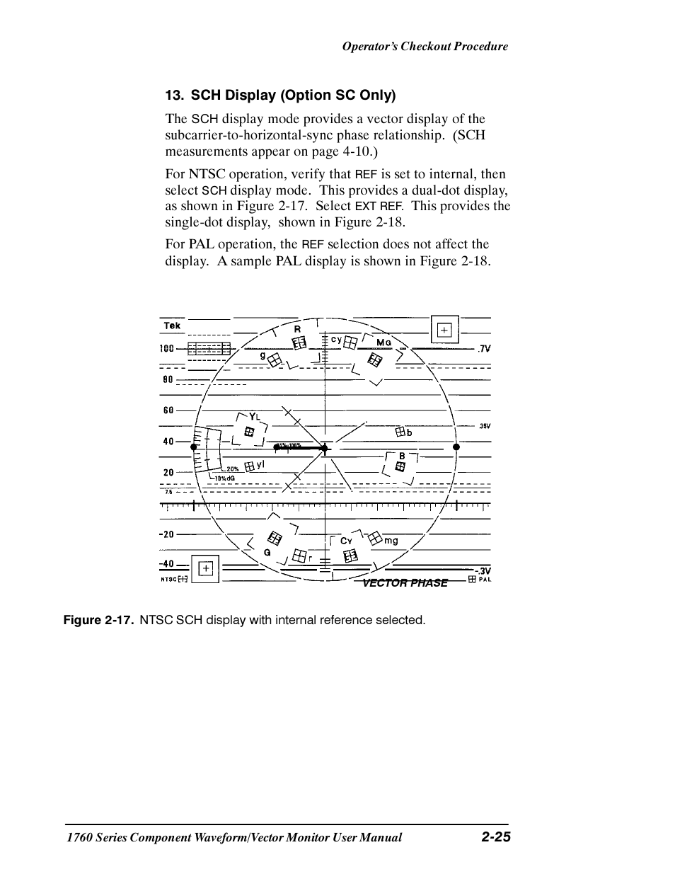 Tektronix 1760 User Manual | Page 63 / 180