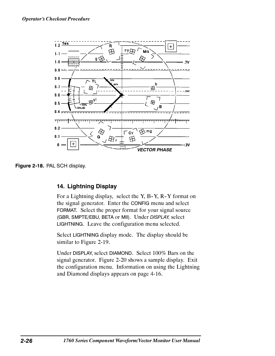 Tektronix 1760 User Manual | Page 64 / 180