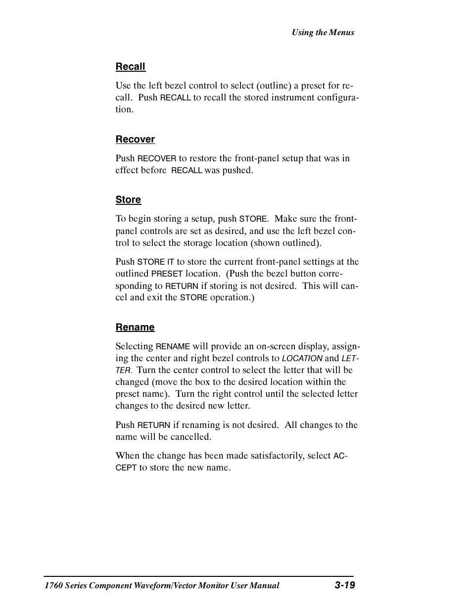 Tektronix 1760 User Manual | Page 87 / 180