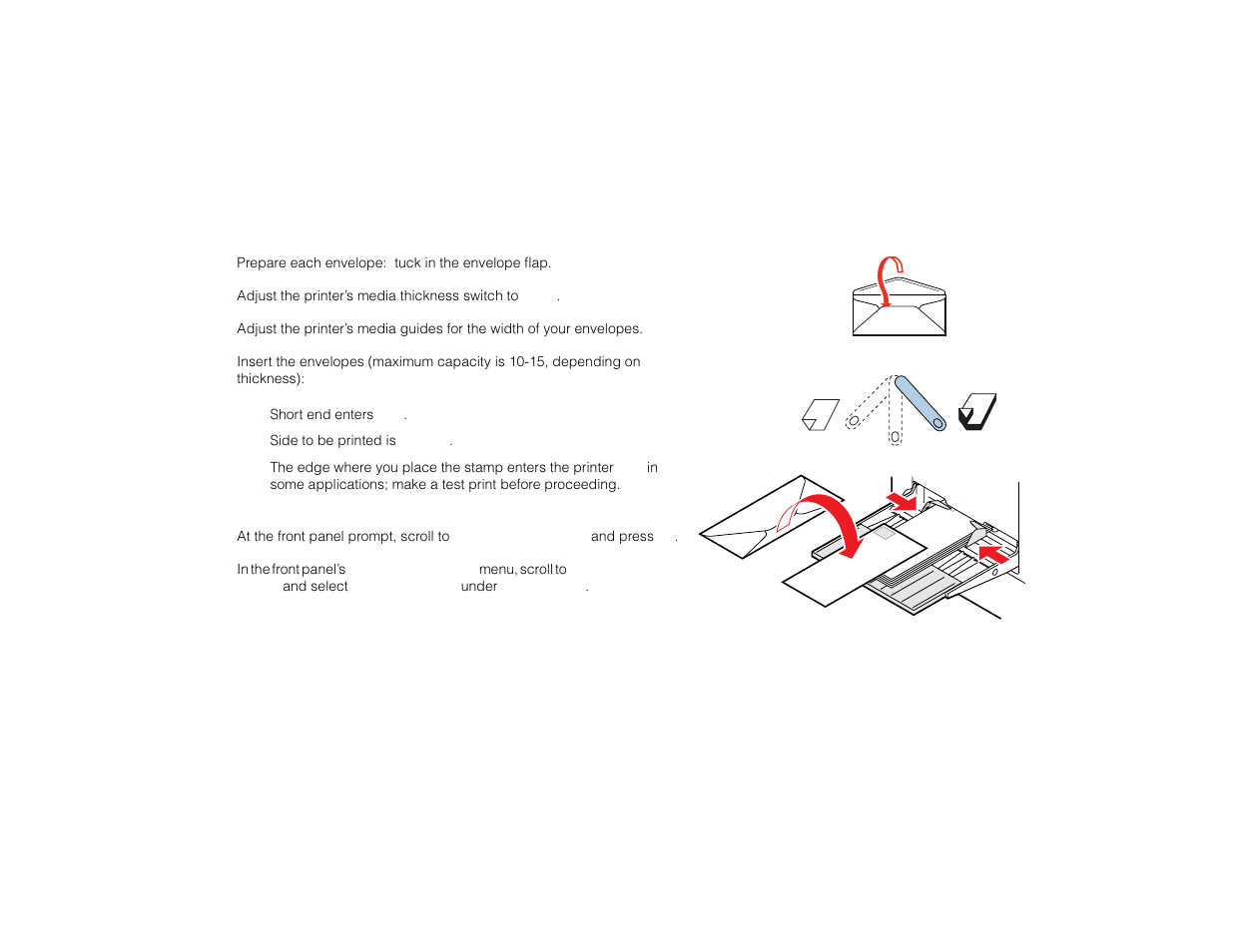 Printing envelopes | Tektronix PHASER 740L User Manual | Page 14 / 44