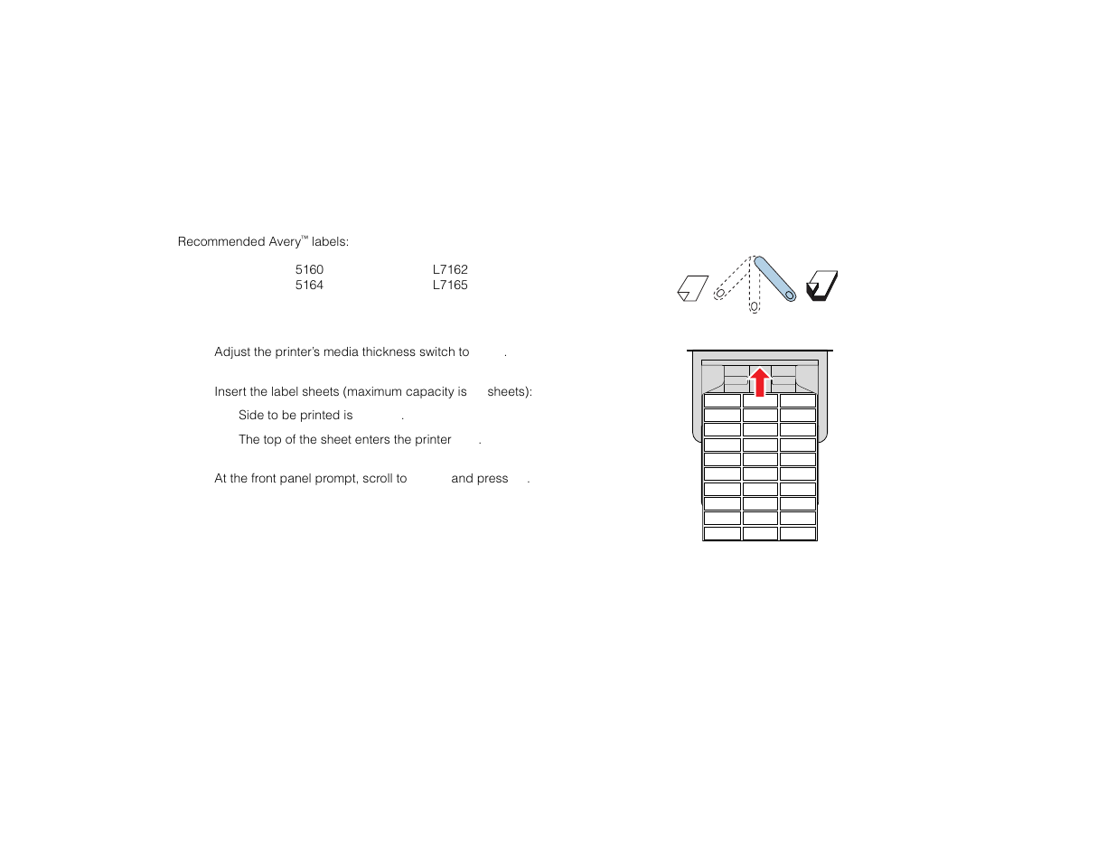 Printing on labels | Tektronix PHASER 740L User Manual | Page 16 / 44