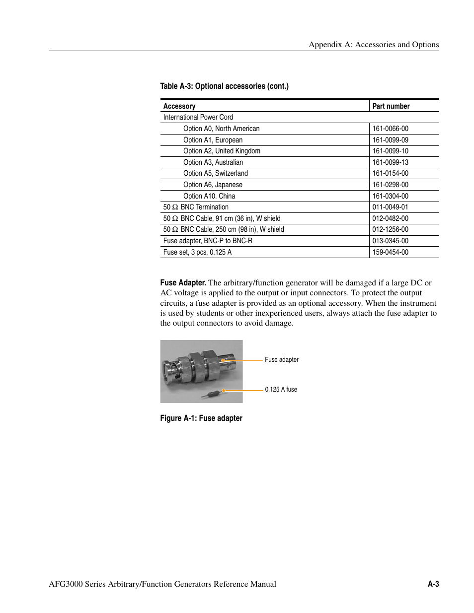 Tektronix AFG3000 User Manual | Page 213 / 230