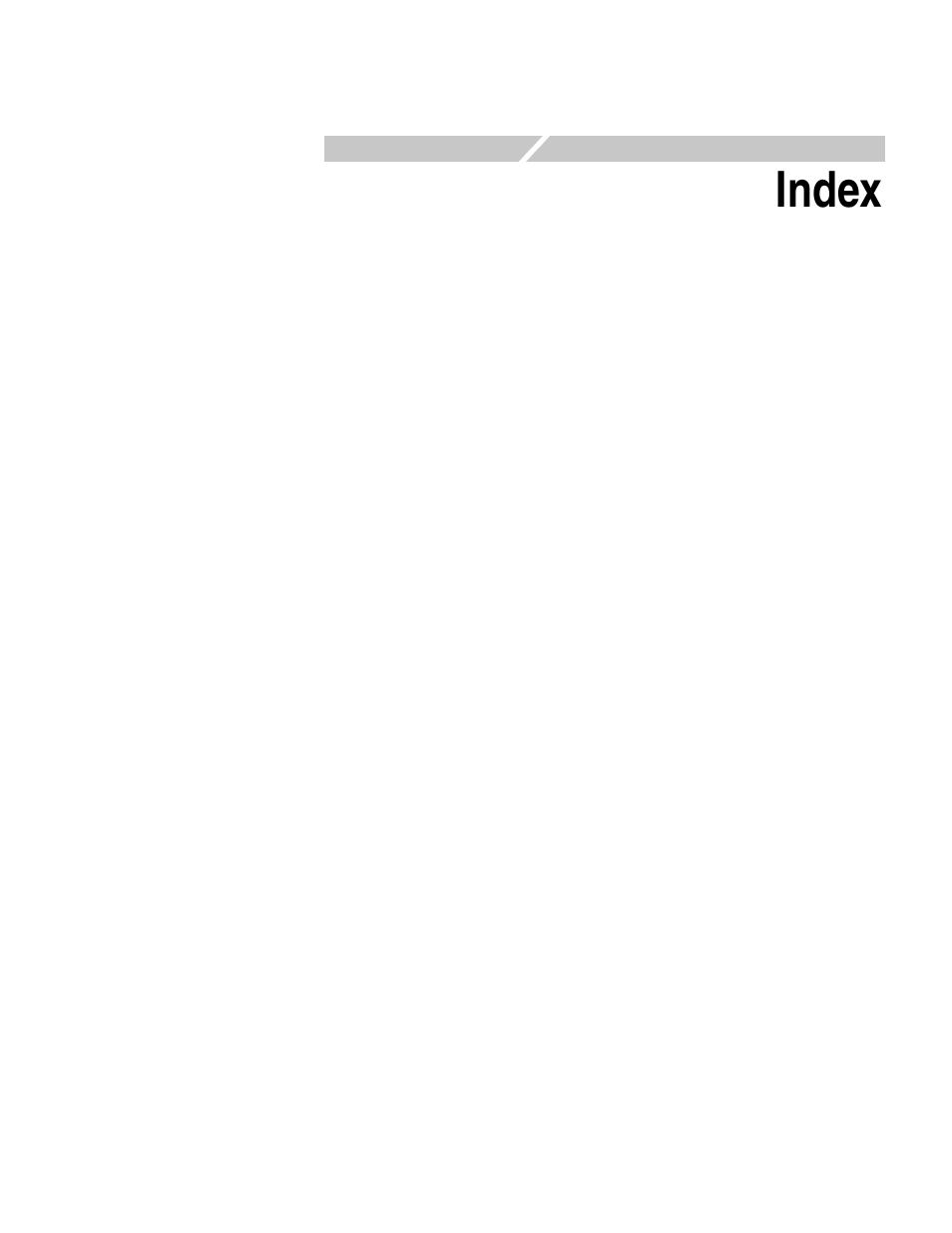 Index | Tektronix AFG3000 User Manual | Page 223 / 230