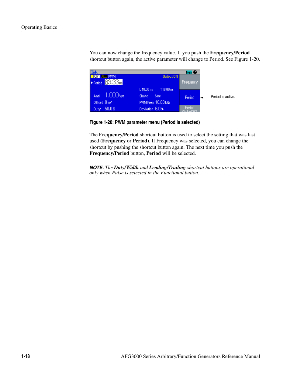 Tektronix AFG3000 User Manual | Page 36 / 230