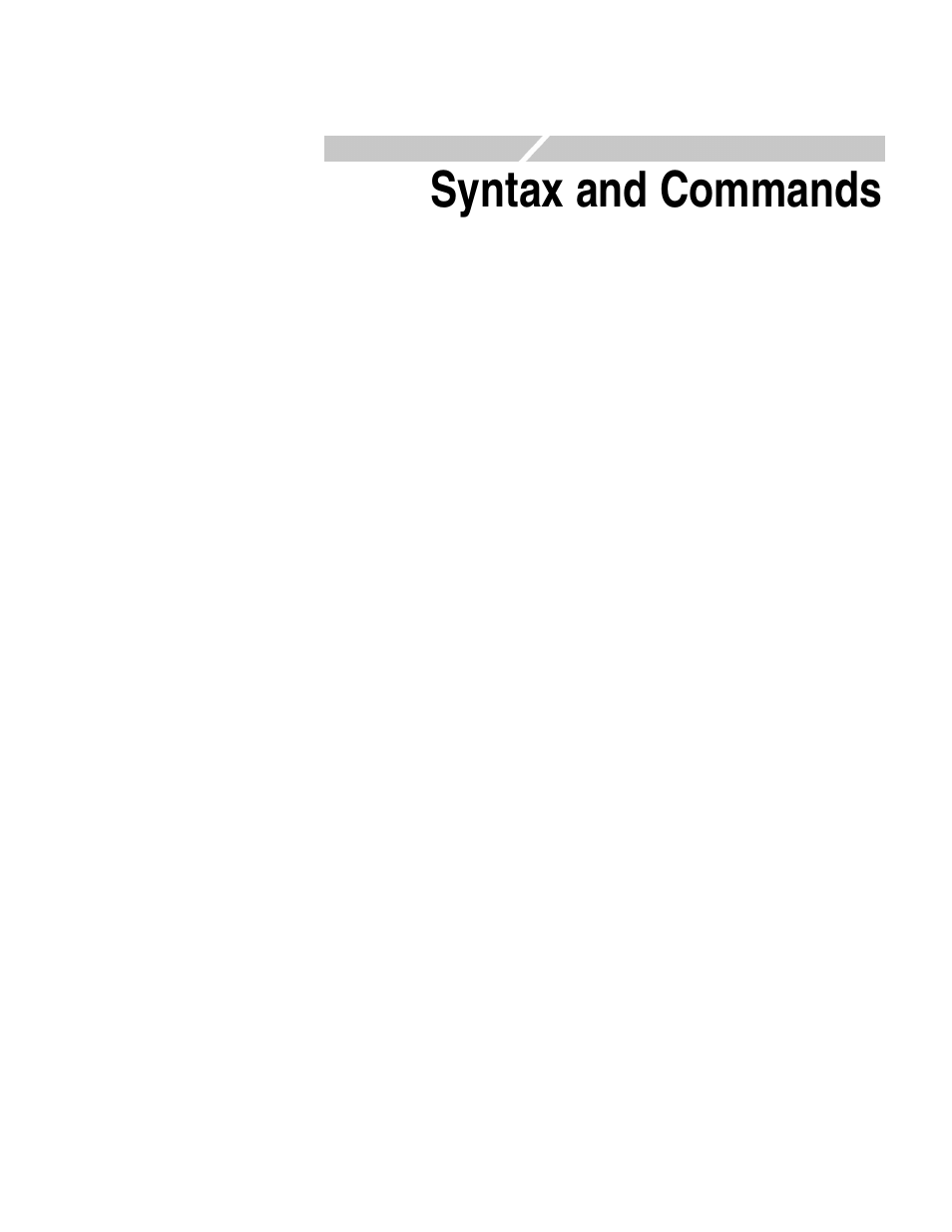 Syntax and commands | Tektronix AFG3000 User Manual | Page 73 / 230