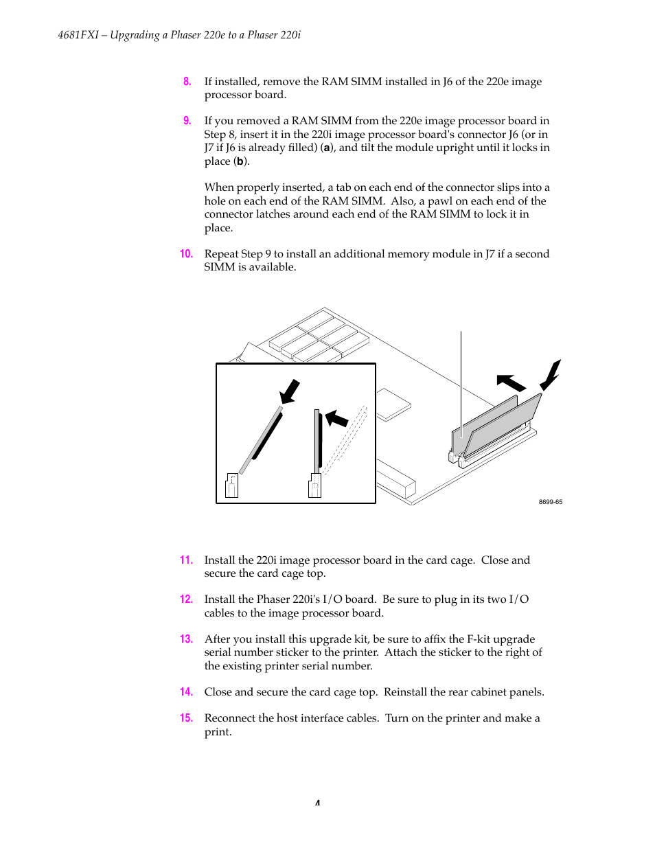 Tektronix 4681FXI User Manual | Page 4 / 5
