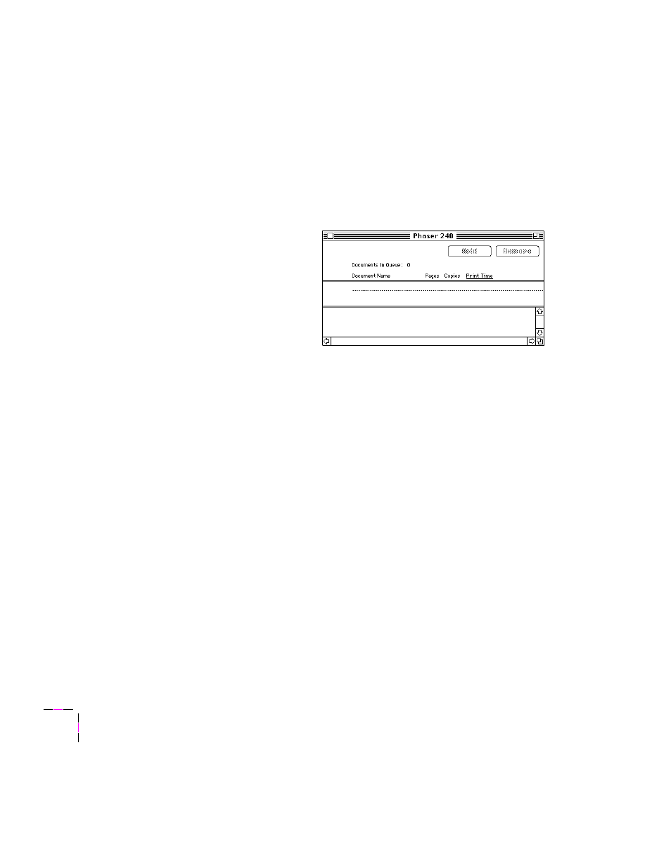 Viewing printer status | Tektronix PHASER 240 User Manual | Page 174 / 202