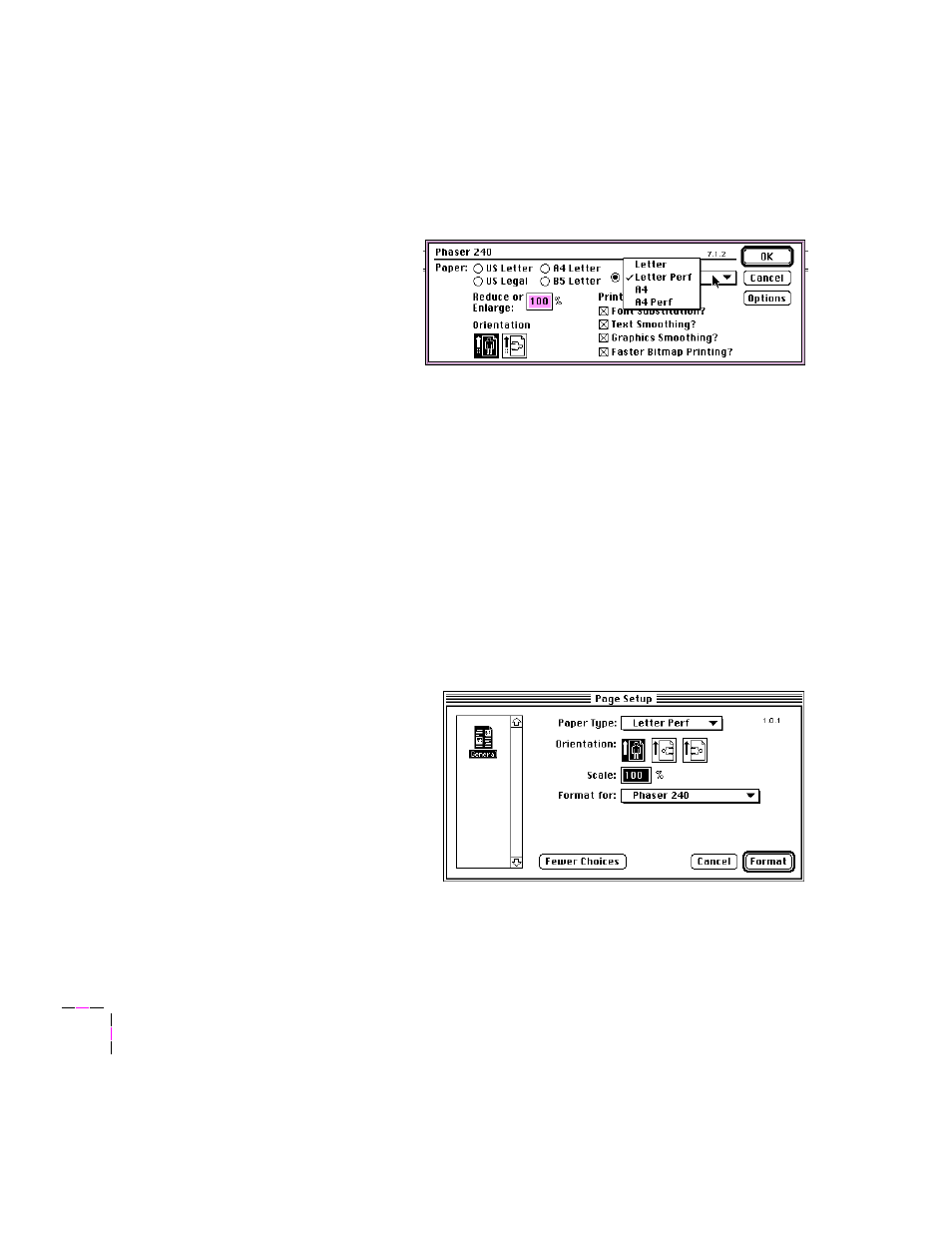 Tektronix PHASER 240 User Manual | Page 84 / 202