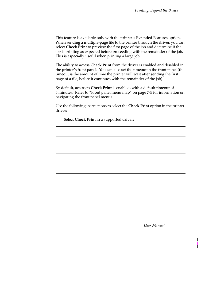 Previewing with check print, Previewing with check print 4-15 | Tektronix PHASER 380 User Manual | Page 133 / 272