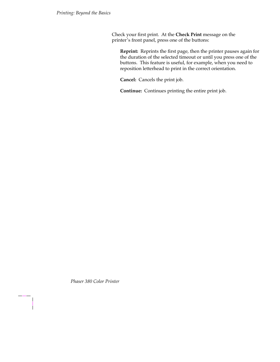 Tektronix PHASER 380 User Manual | Page 134 / 272