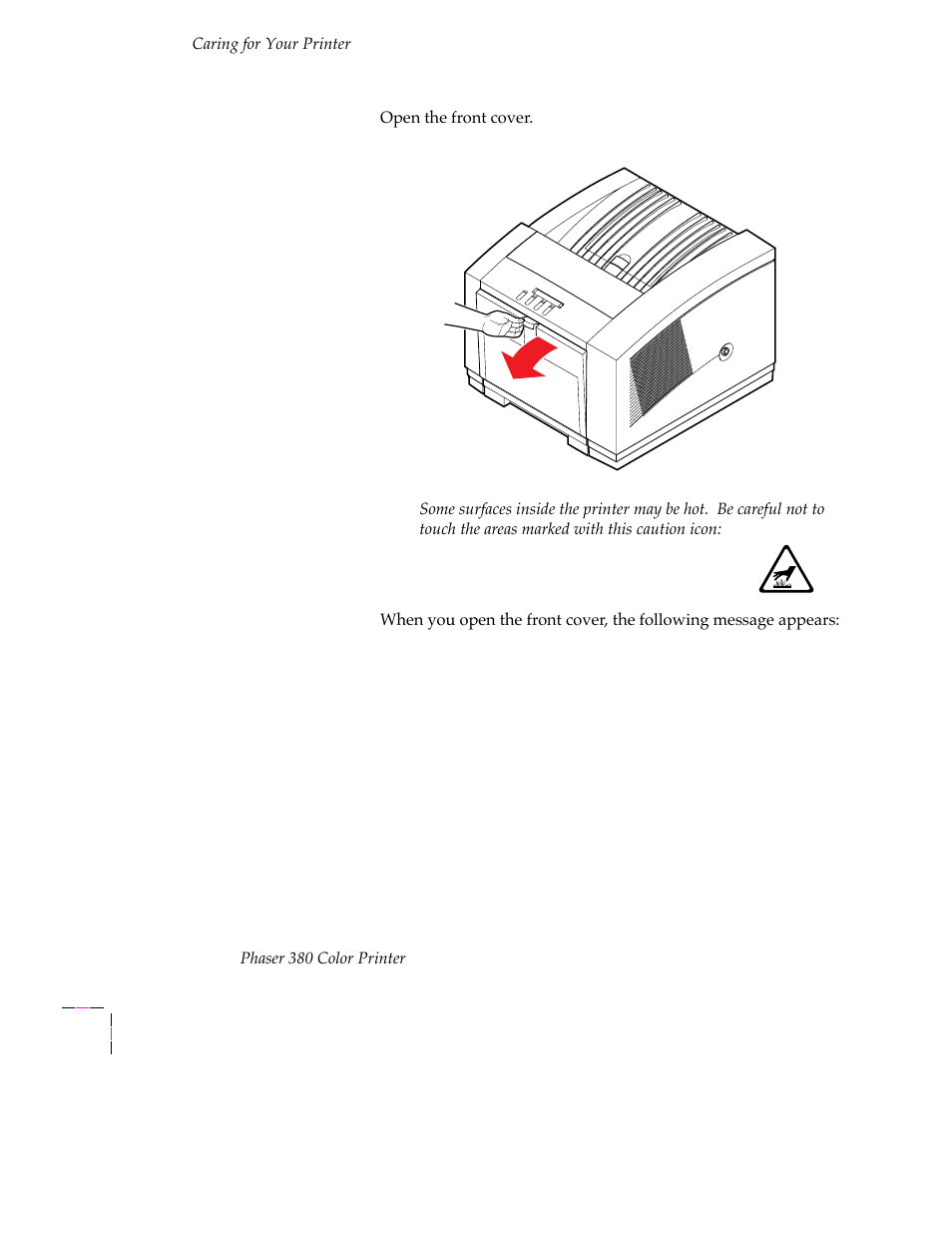 Tektronix PHASER 380 User Manual | Page 144 / 272
