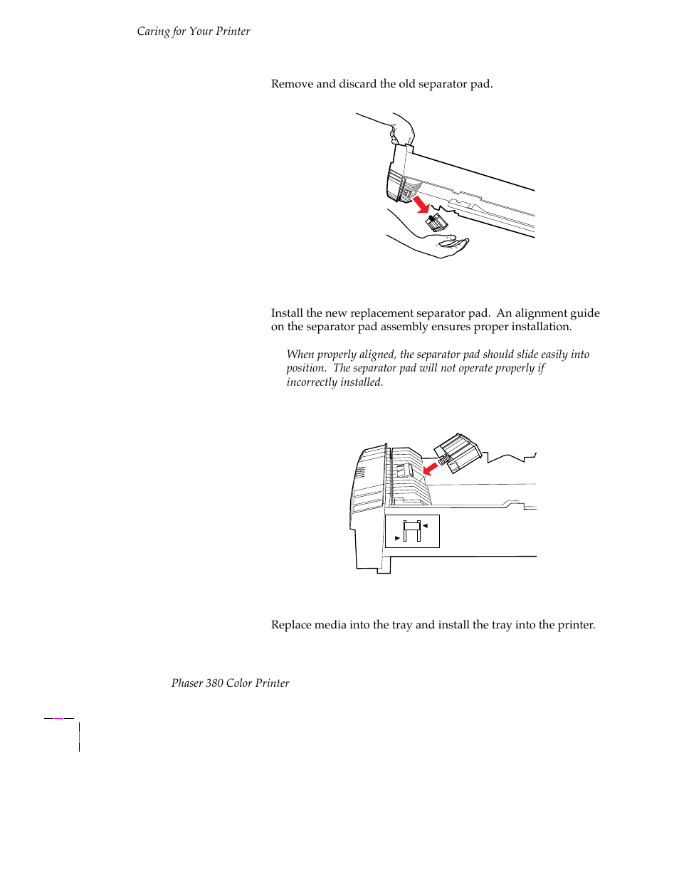 Tektronix PHASER 380 User Manual | Page 148 / 272