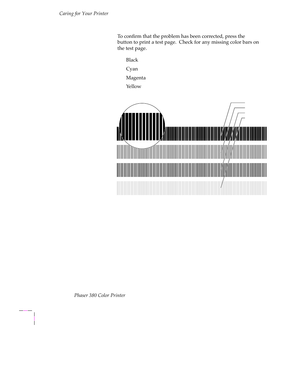 Tektronix PHASER 380 User Manual | Page 154 / 272