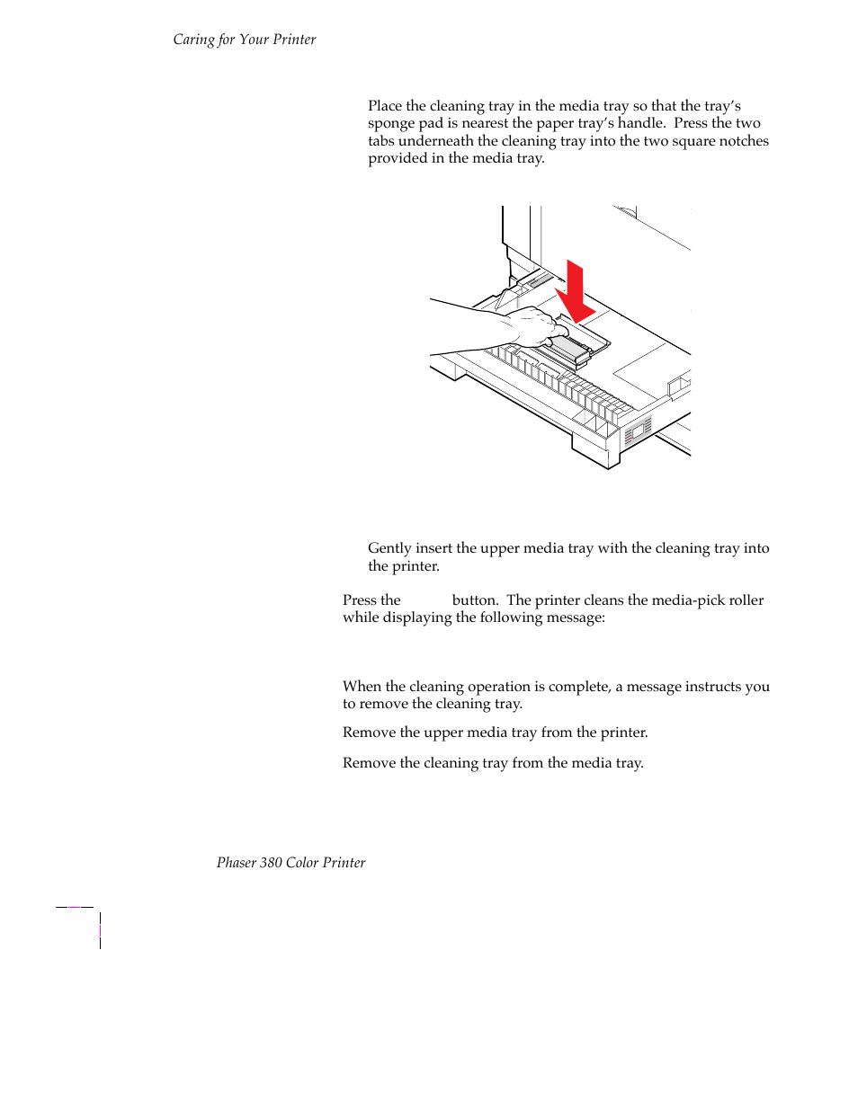 Tektronix PHASER 380 User Manual | Page 158 / 272