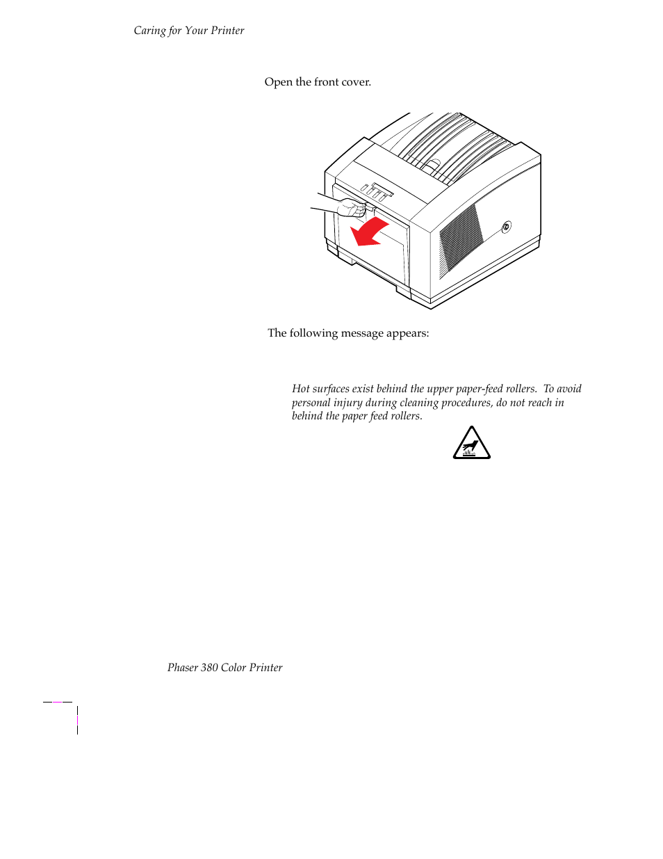 Tektronix PHASER 380 User Manual | Page 166 / 272