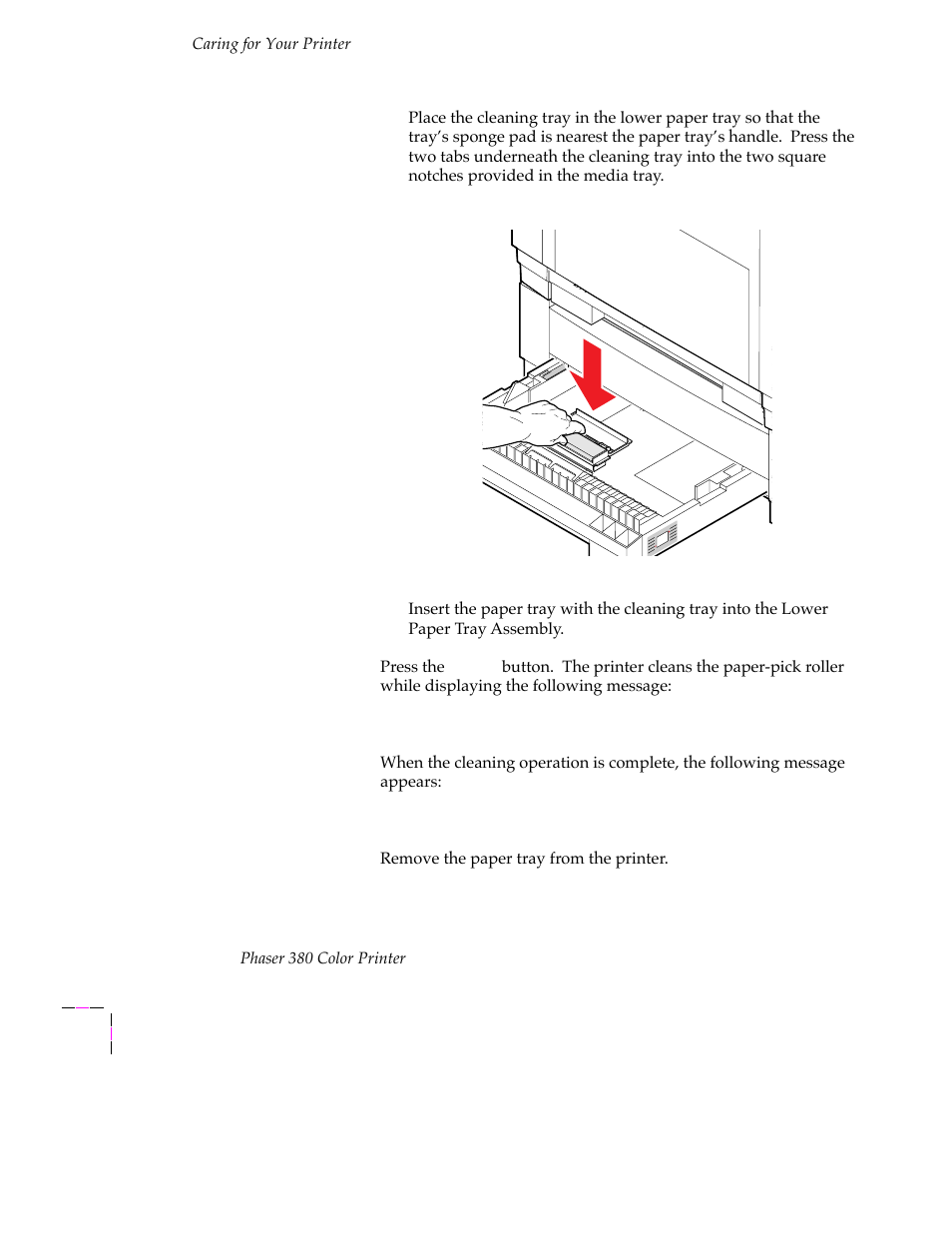 Tektronix PHASER 380 User Manual | Page 172 / 272