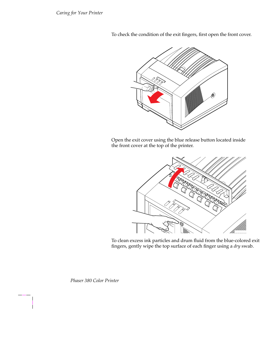 Tektronix PHASER 380 User Manual | Page 182 / 272