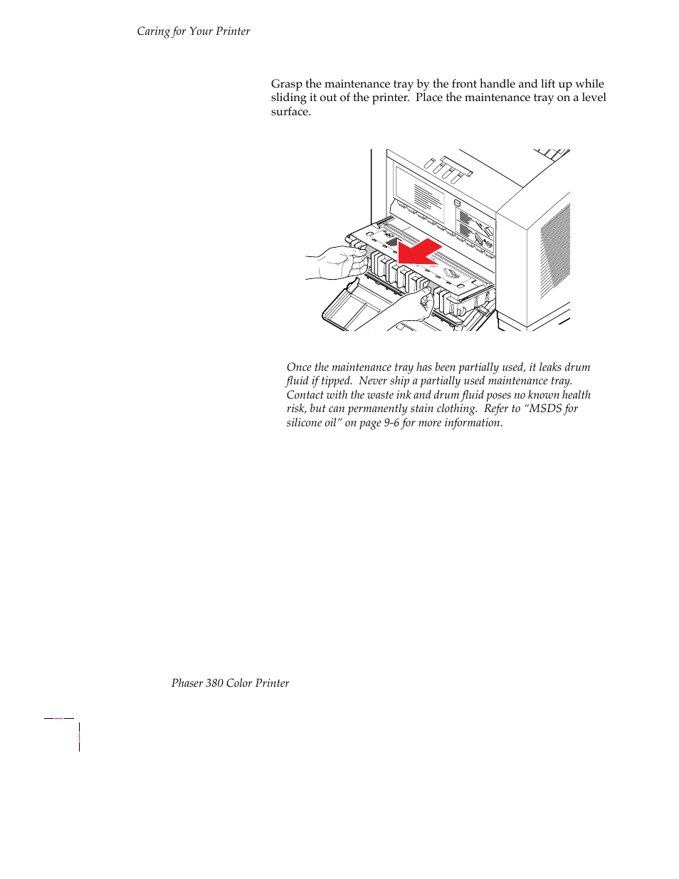 Tektronix PHASER 380 User Manual | Page 186 / 272