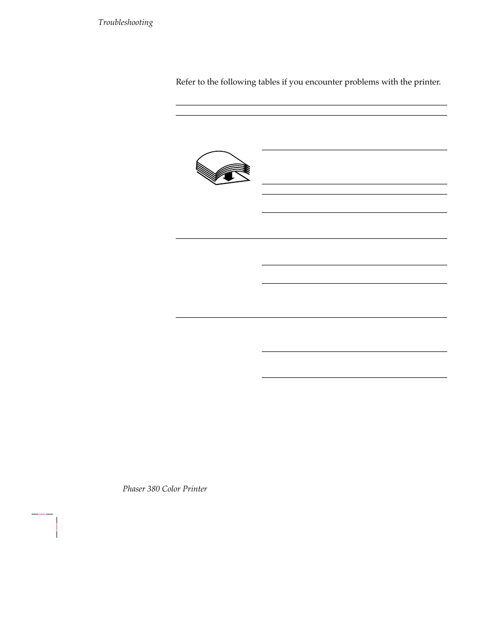 Problems and solutions, Problems and solutions 6-8 | Tektronix PHASER 380 User Manual | Page 200 / 272