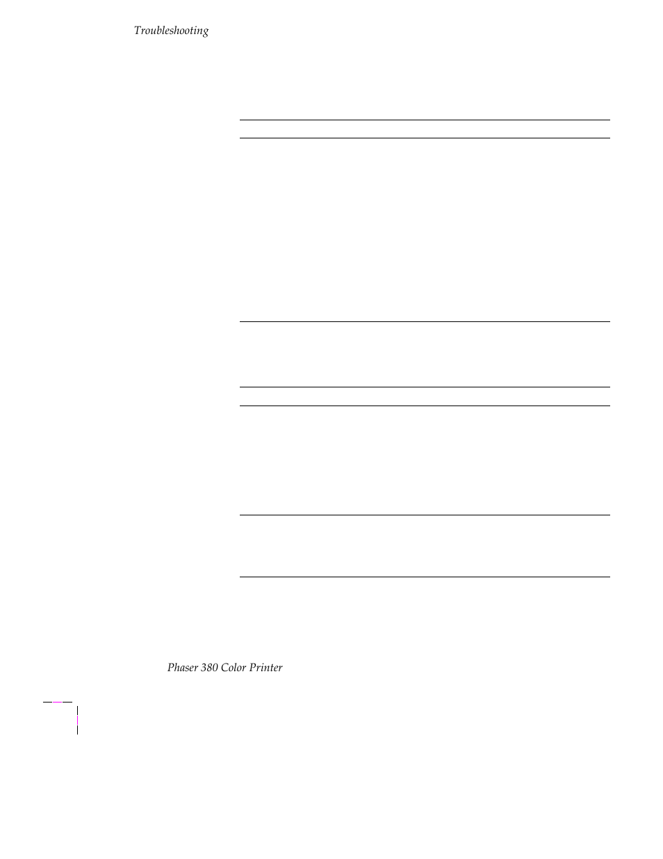 Tektronix PHASER 380 User Manual | Page 204 / 272