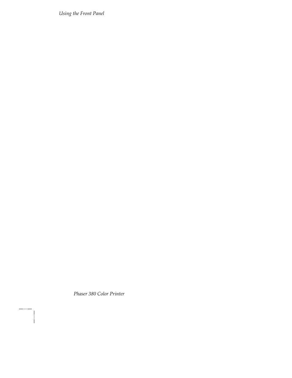 Tektronix PHASER 380 User Manual | Page 242 / 272