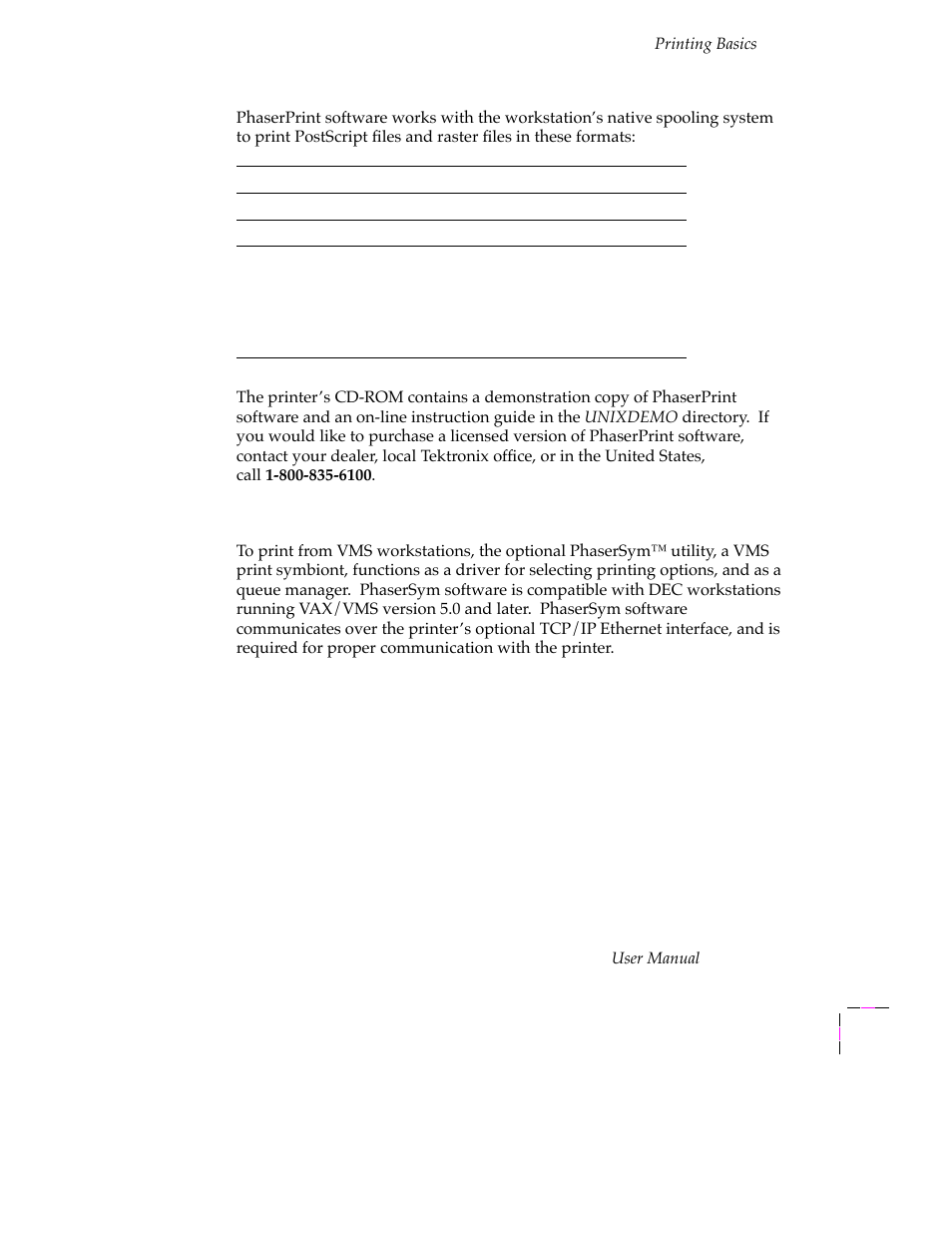 Vms workstations, Vms workstations 3-21 | Tektronix PHASER 380 User Manual | Page 91 / 272