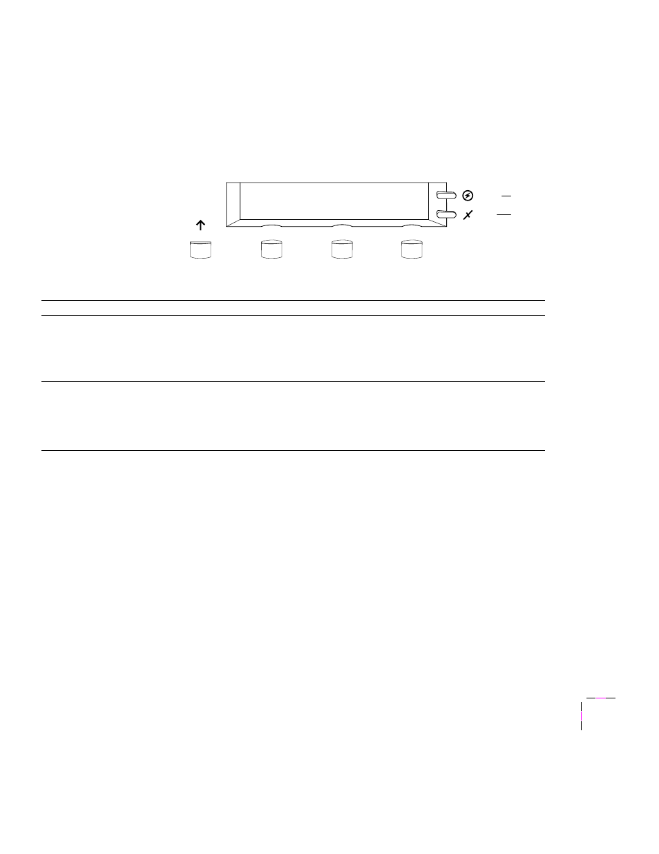 Front panel indicators | Tektronix Phaser 340 User Manual | Page 168 / 219