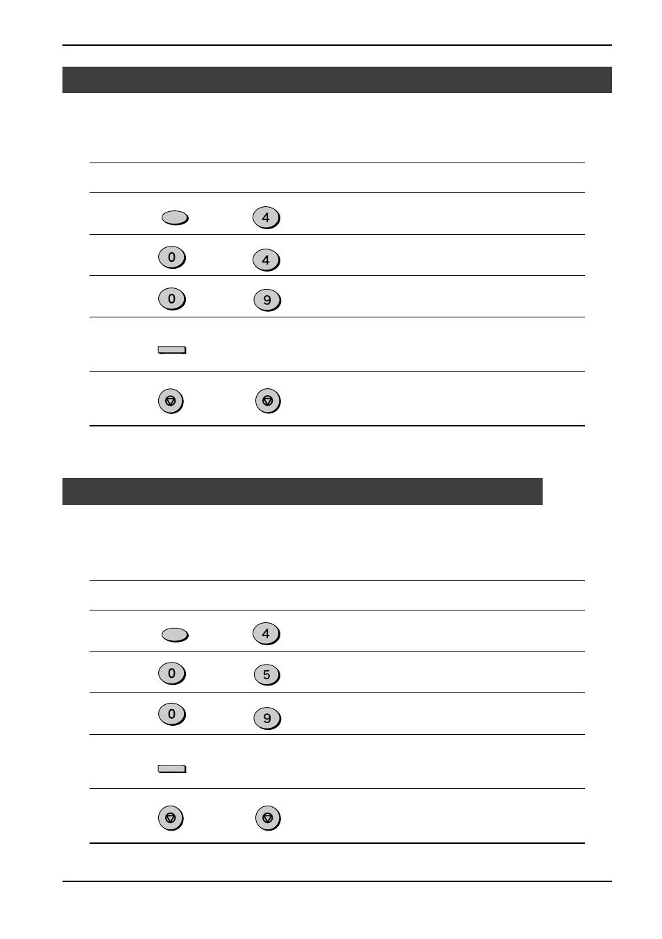 Setting the number of rings for auto reception, Setting the number of rings for manual reception | Toshiba Copier User Manual | Page 18 / 78