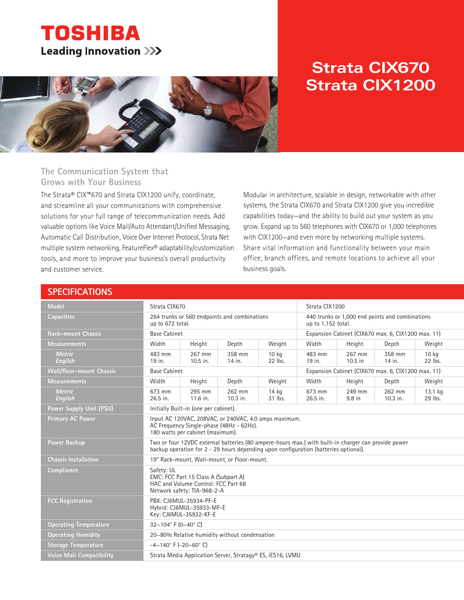 Toshiba Strata CIX670 User Manual | 2 pages