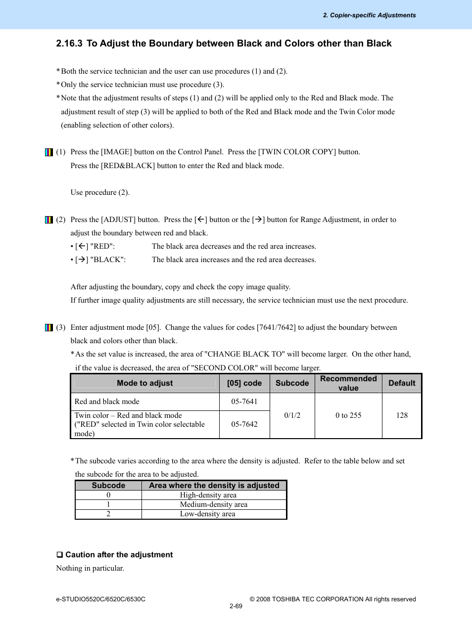 Toshiba e-Studio Imaging 6520c User Manual | Page 103 / 288