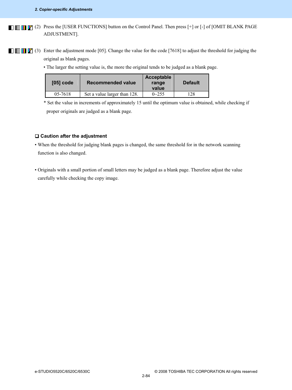 Toshiba e-Studio Imaging 6520c User Manual | Page 118 / 288