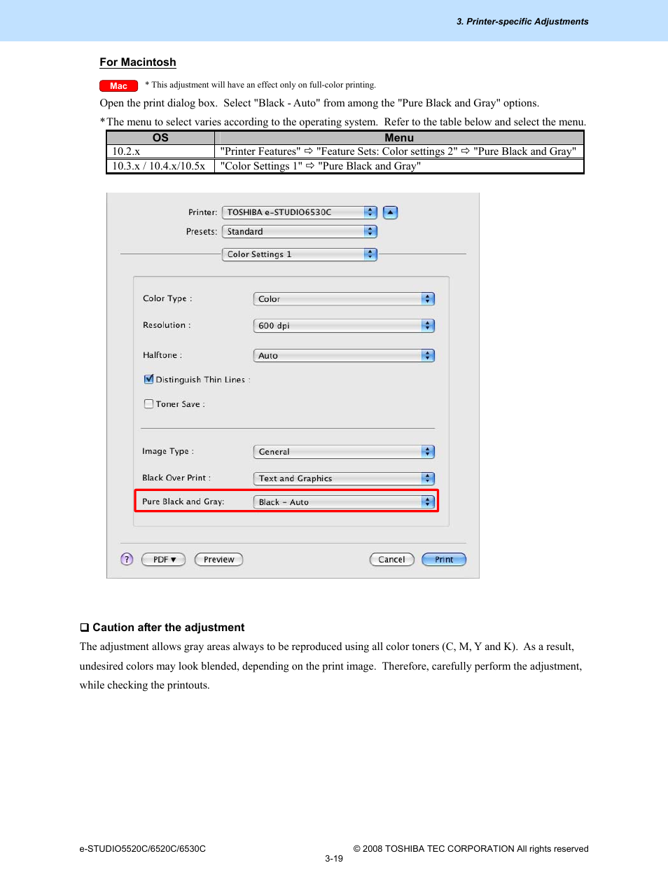 Toshiba e-Studio Imaging 6520c User Manual | Page 139 / 288