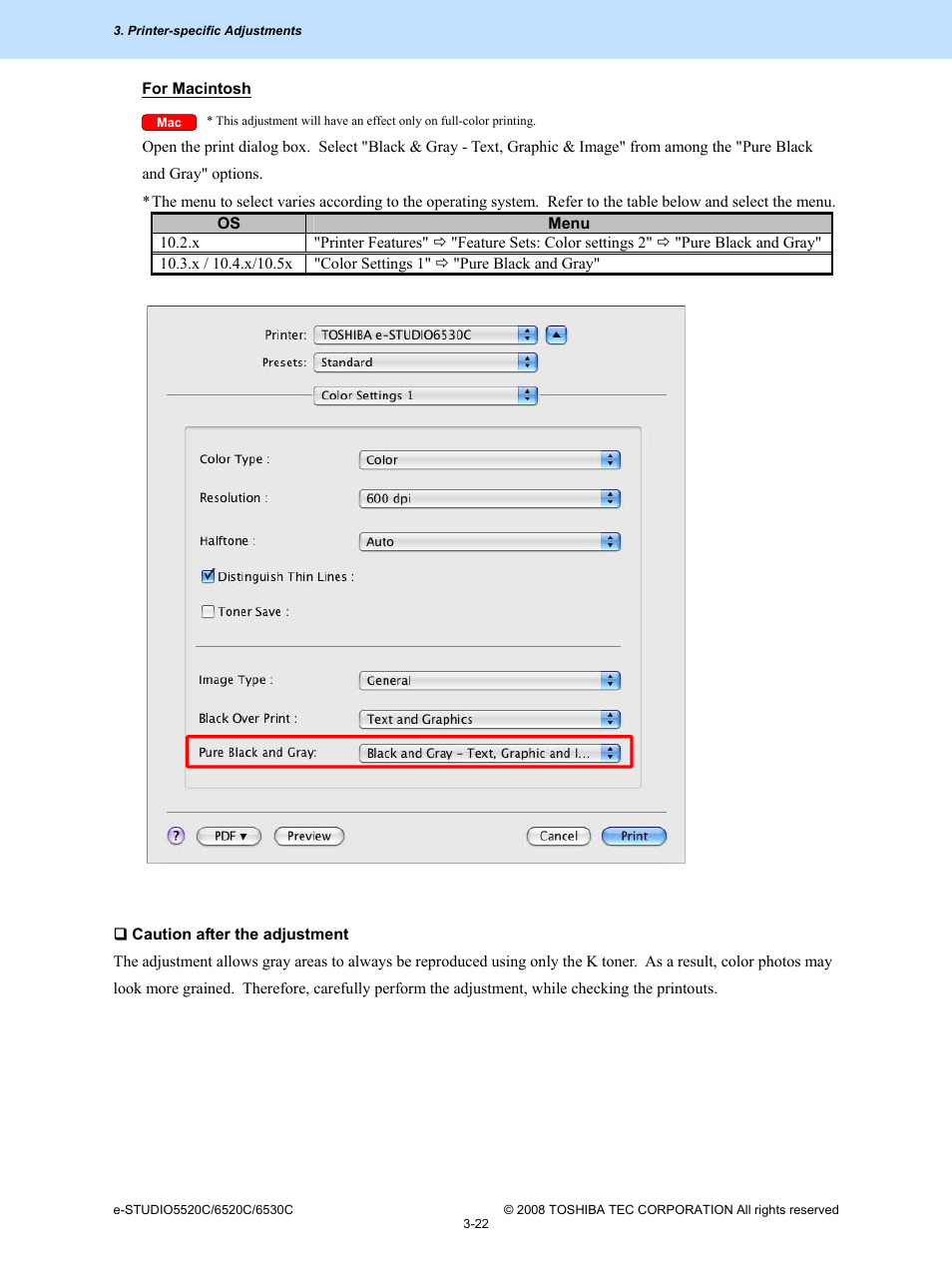 Toshiba e-Studio Imaging 6520c User Manual | Page 142 / 288