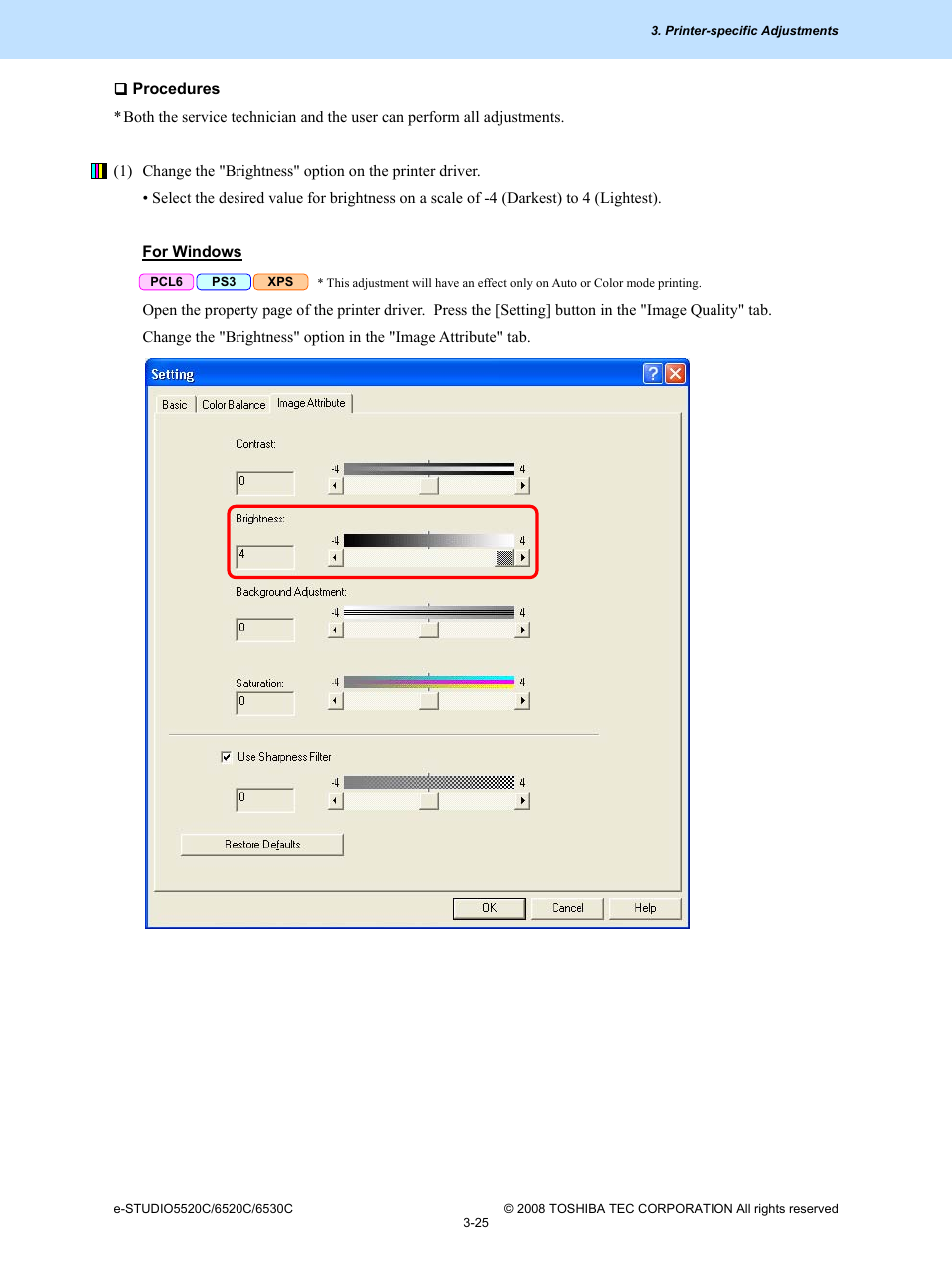 Toshiba e-Studio Imaging 6520c User Manual | Page 145 / 288