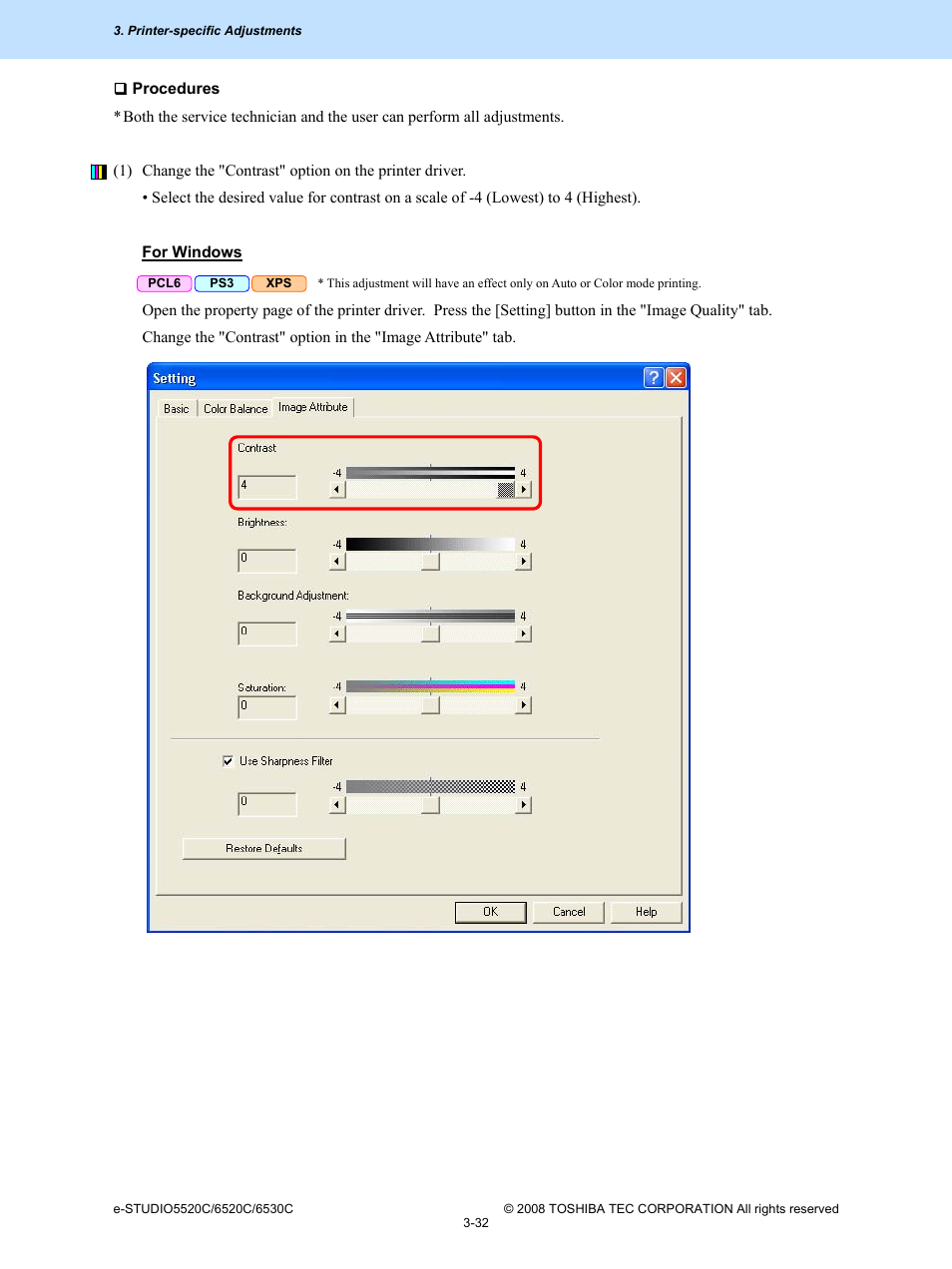 Toshiba e-Studio Imaging 6520c User Manual | Page 152 / 288