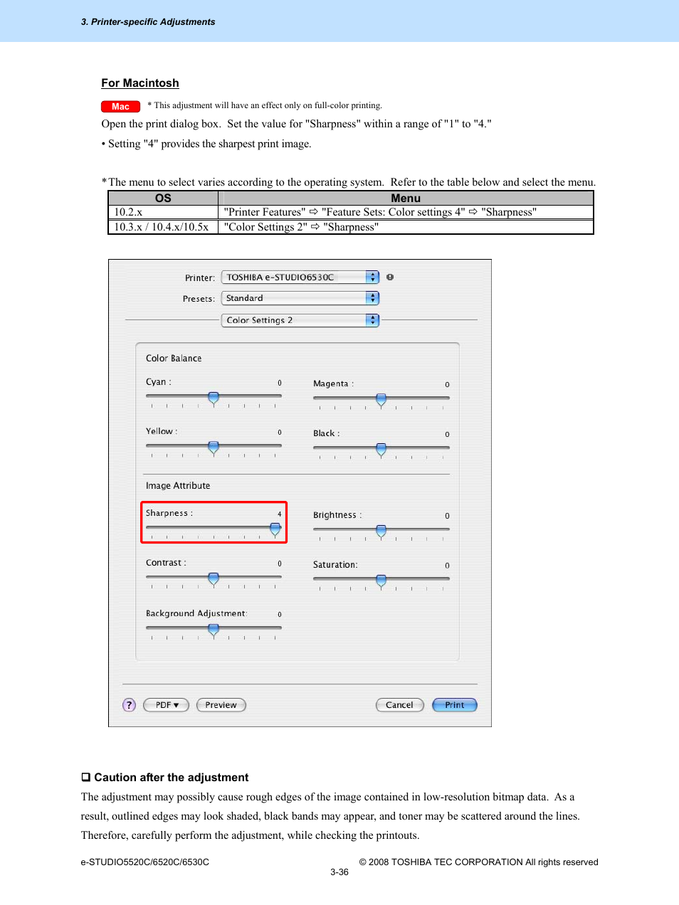 Toshiba e-Studio Imaging 6520c User Manual | Page 156 / 288