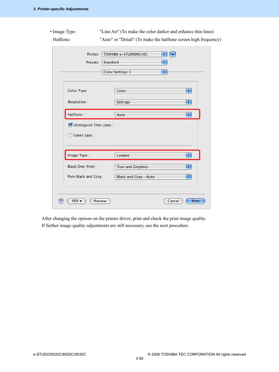 Toshiba e-Studio Imaging 6520c User Manual | Page 170 / 288