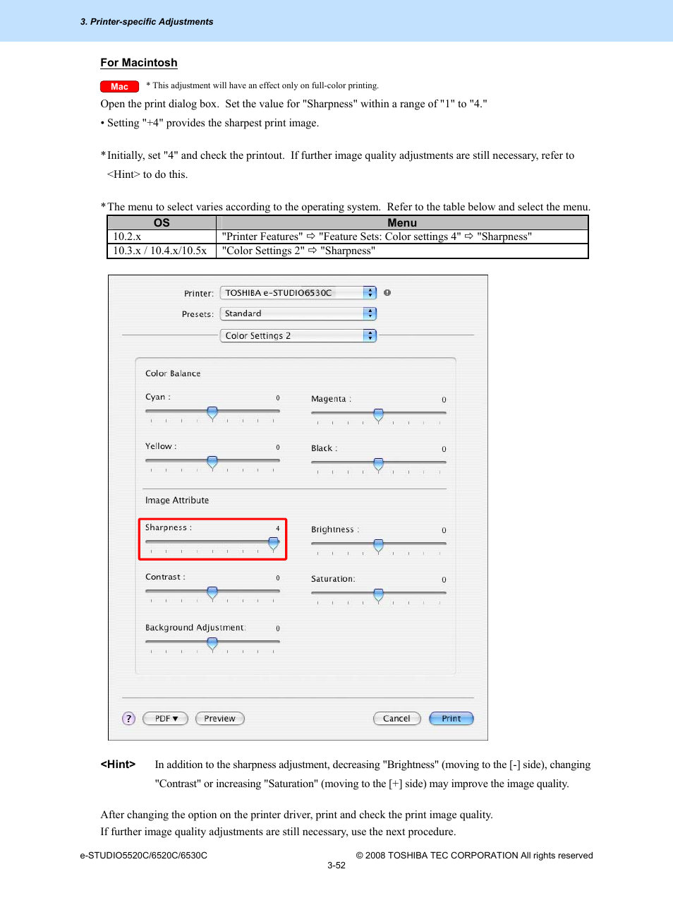 Toshiba e-Studio Imaging 6520c User Manual | Page 172 / 288