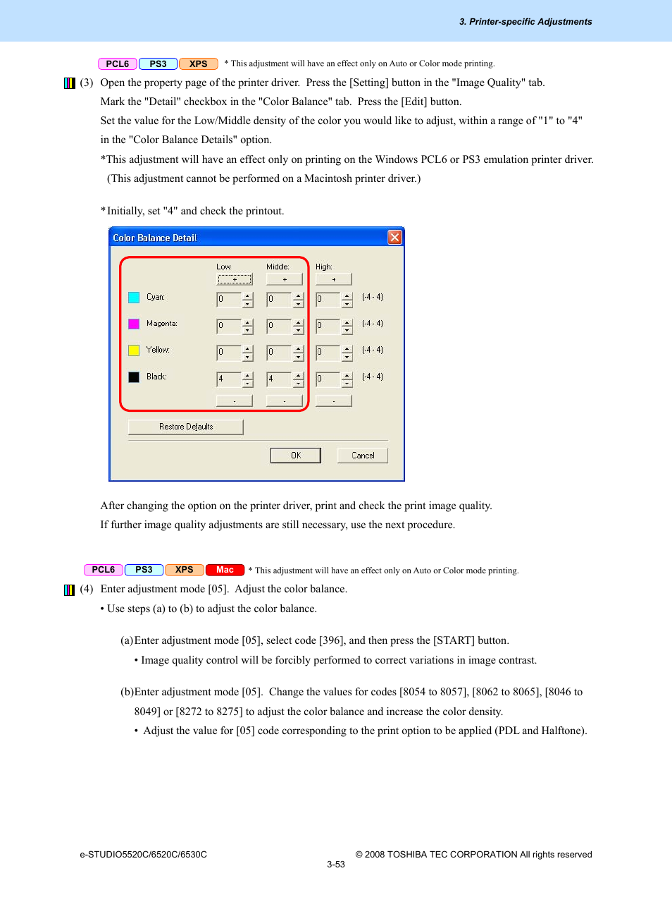 Toshiba e-Studio Imaging 6520c User Manual | Page 173 / 288