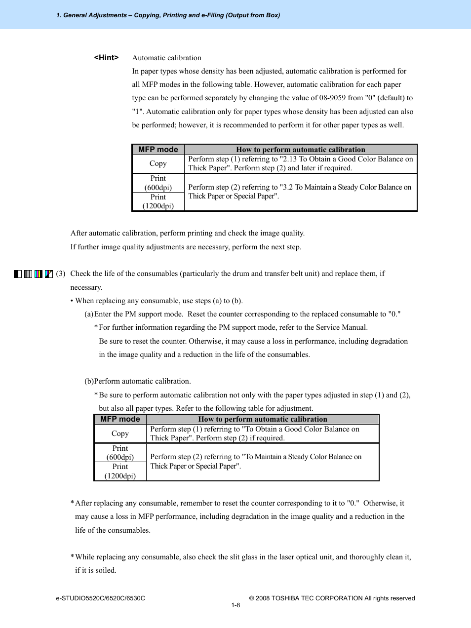 Toshiba e-Studio Imaging 6520c User Manual | Page 18 / 288