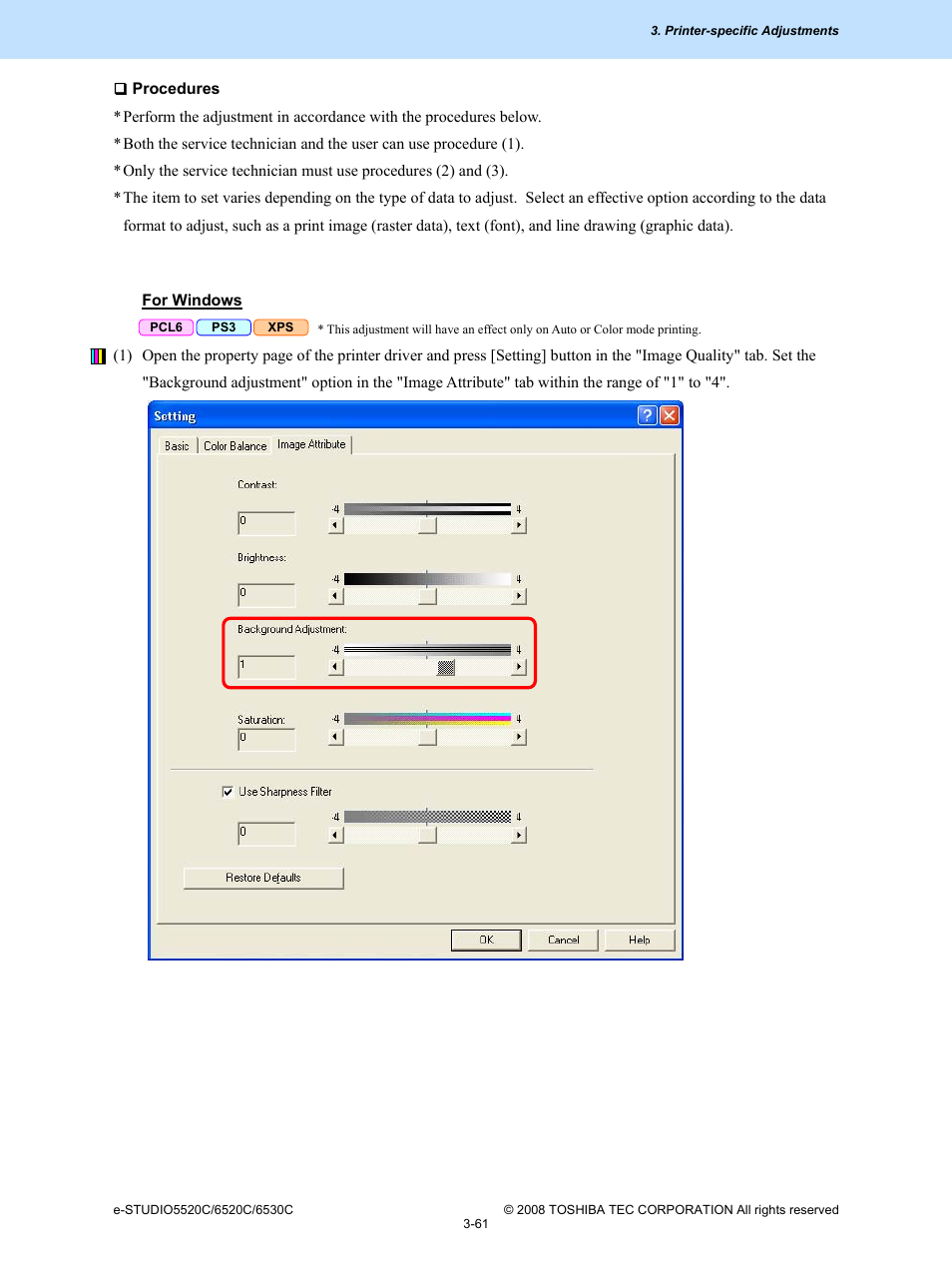 Toshiba e-Studio Imaging 6520c User Manual | Page 181 / 288