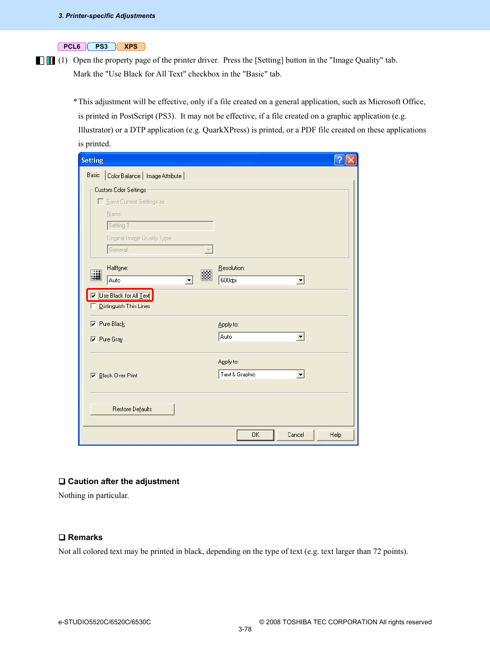 Toshiba e-Studio Imaging 6520c User Manual | Page 198 / 288