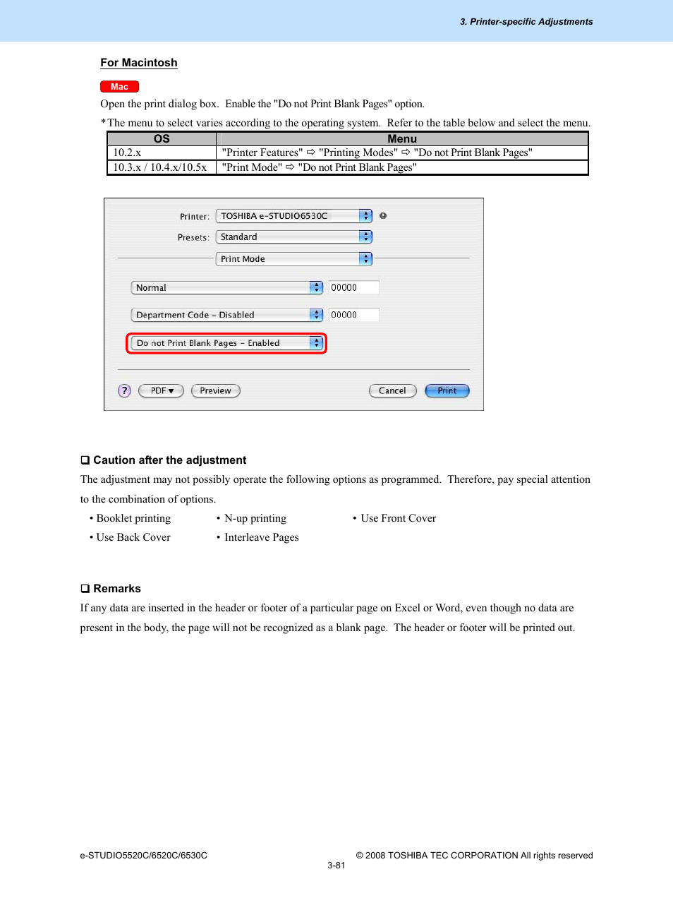 Toshiba e-Studio Imaging 6520c User Manual | Page 201 / 288