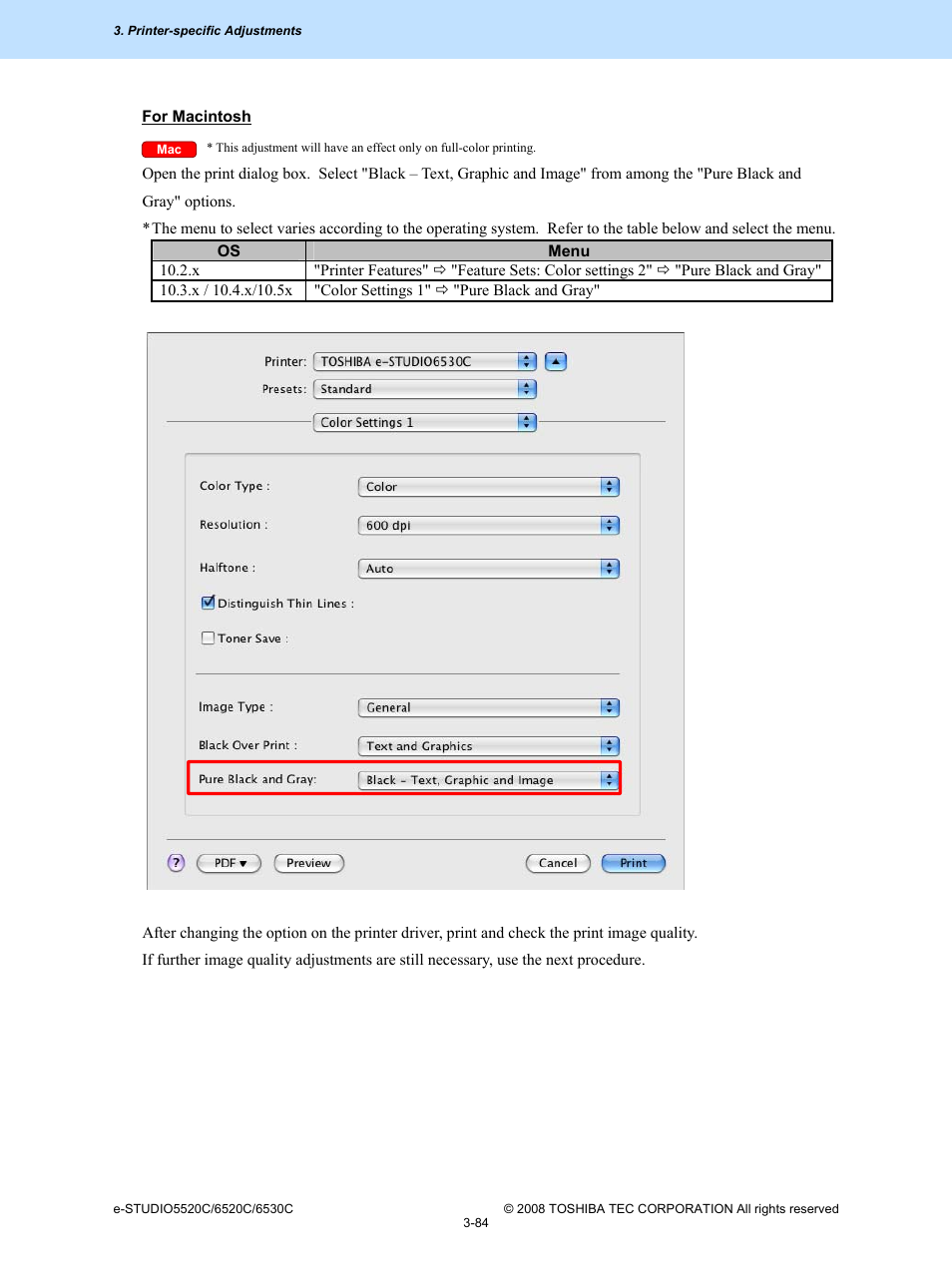 Toshiba e-Studio Imaging 6520c User Manual | Page 204 / 288