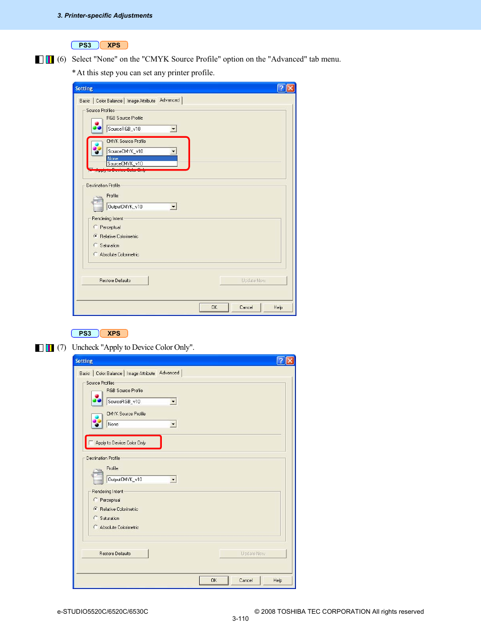 Toshiba e-Studio Imaging 6520c User Manual | Page 230 / 288