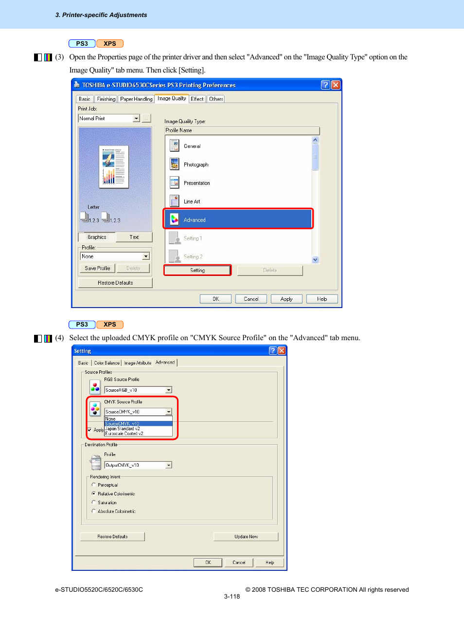 Toshiba e-Studio Imaging 6520c User Manual | Page 238 / 288